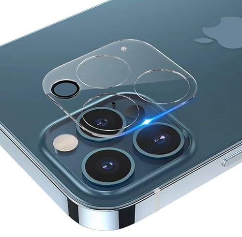 2X hochwertige Kamera Schutz Folie Panzerfolie Hart-Glas Linse kompatibel mit iPhone 13 / Mini/Pro/Max (für Apple iPhone 13 Pro) von POEGO