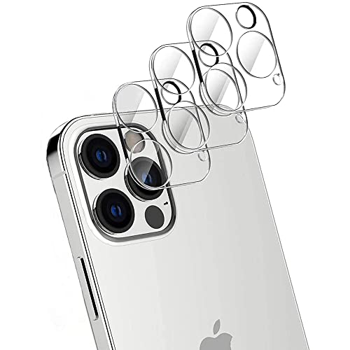 2X hochwertige Kamera Schutz Folie Panzerfolie Hart-Glas Linse kompatibel mit iPhone 13 / Mini/Pro/Max (für Apple iPhone 13 Pro Max) von POEGO