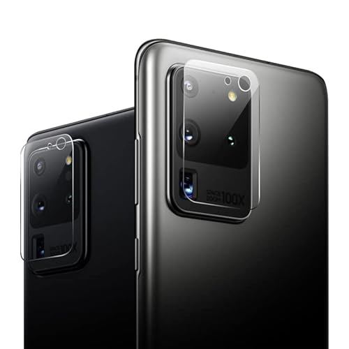 2x Kamera Schutz Panzerfolie Hartglas Linse 9H für Samsung Galaxy S20 / S21 Plus Ultra FE (für Samsung Galaxy S20 Ultra) von POEGO