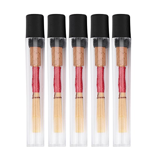 5pcs Oboe Reeds, Mittelgroße Handgefertigte Weiche Oboe -Reed -Röhrchen Holzwind Instrument Upgrade Ersatzzubehör 5pcs Oboe Reeds, Mittelgroße Handgefertigte Weiche Oboe -Reed -Röhrchen Holzwind Instrument Upgrade Ersatzzubehör von POENVFPO