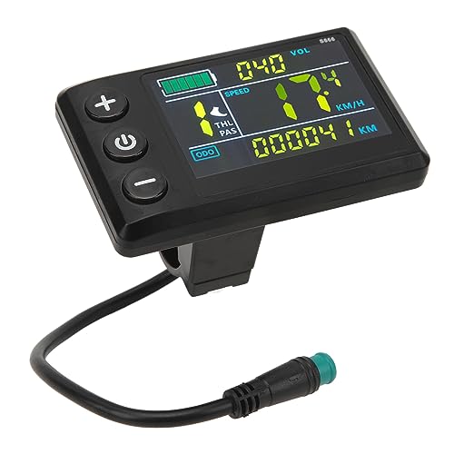 Elektrofahrrad -LCD -Anzeigebildschirm, Dauerhaftes ABS Konstruktionsbedienfeld für Lithiummodifikation, Fehleraufforderungen 100 G Gewicht von POENVFPO