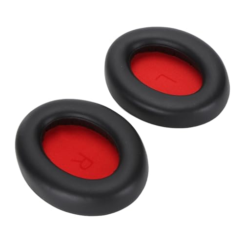 Kopfhörer -Earpads -Kissen -Ersatz, Protein Lederschwamm Ohrpolster Headset Cover Hülle für 1more Sonoflow (Black) von POENVFPO