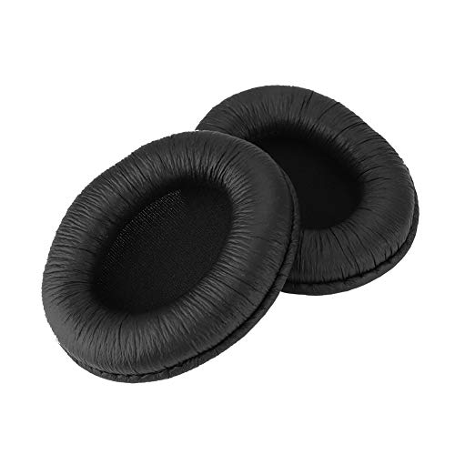 MDR NC60 MDR-D333 DR-BT50 Kopfhörer Ohrmuffs Ohrkissen Kissen: Hochwertige Weiche Struktur für Reine Klang Freude, Geeignet für Musikliebhaber, Baumwollschwarz 2 Pack von POENVFPO