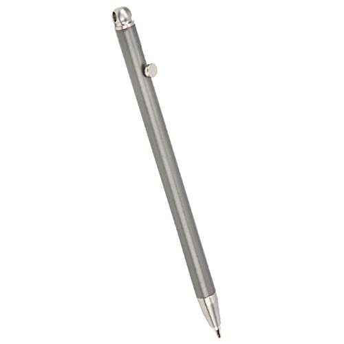 POENVFPO EDC Edelstahlballpoint -Stiftschlüsselketten -Werkzeug für Reibungsloses Schreiben, Perfekt für das Tragen und den Bürogebrauch (GREY) von POENVFPO