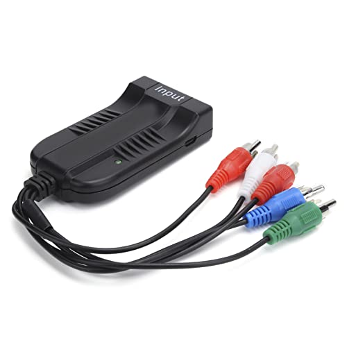 POENVFPO YPBPR RGB -Komponent -kompatible Videokonverter Plug and Play für TV Box DVD Aufnahmen, ABS Materialien von POENVFPO