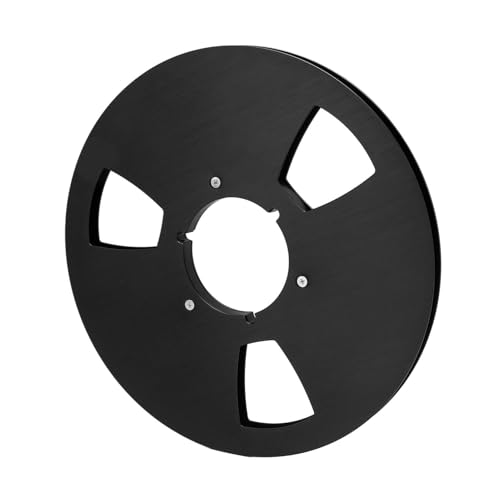 Universelle Öffnungsmaschine Teil Aluminiumlegierung 3 Loch Leere Take -up -Rolle für Restauriert das Kassettenrekorder Wiederher (BLACK) von POENVFPO
