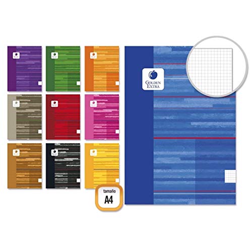 POESSA Golden Block A4, 90 g, 48 Blatt quadratisch von POESSA