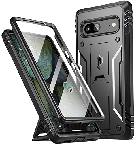 POETIC Revolution Hülle Kompatibel mit Pixel 7A 5G, Ganzkörper Rugged Stoßfest Schutzhülle Cover Case mit Kickstand, Eingebauter Displayschutz, funktioniert mit Fingerabdruck-ID, Schwarz POETIC Revolution Hülle Kompatibel mit Pixel 7A 5G, Ganzkörper Rugged Stoßfest Schutzhülle Cover Case mit Kickstand, Eingebauter Displayschutz, funktioniert mit Fingerabdruck-ID, Schwarz von POETIC
