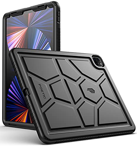 Poetic TurtleSkin Schutzhülle für iPad Pro 12.9 6. Generation 2022,5. Generation 2021,4. Generation 2020,3. Generation 2018, robuster, stoßfester Fallschutz, kinderfreundliche Silikonhülle, Schwarz Poetic TurtleSkin Schutzhülle für iPad Pro 12.9 6. Generation 2022,5. Generation 2021,4. Generation 2020,3. Generation 2018, robuster, stoßfester Fallschutz, kinderfreundliche Silikonhülle, Schwarz von POETIC