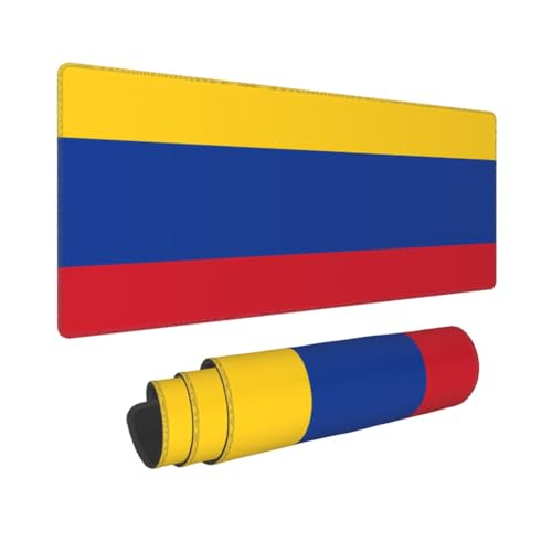 Poezjzw Gaming-Mauspad mit Kolumbien-Muster, großes erweitertes Mauspad, großer Computer für Zuhause, Büro, Gaming, Arbeit, 80 x 30 cm Poezjzw Gaming-Mauspad mit Kolumbien-Muster, großes erweitertes Mauspad, großer Computer für Zuhause, Büro, Gaming, Arbeit, 80 x 30 cm von POEZJZW