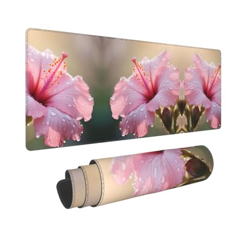Poezjzw Gaming-Mauspad mit koreanischem Nationalblumenmuster, großes erweitertes Mauspad, großer Computer für Zuhause, Büro, Gaming, Arbeit, 80 x 30 cm Poezjzw Gaming-Mauspad mit koreanischem Nationalblumenmuster, großes erweitertes Mauspad, großer Computer für Zuhause, Büro, Gaming, Arbeit, 80 x 30 cm von POEZJZW
