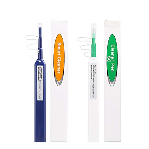 POHOVE 2 Stück Glasfaserreiniger, Faserverbinder-Reinigungsstift mit mehr als 800 Reinigungen für 1,25 mm LC/MU-Hülsen und 2,5 mm SC/ST/FC POHOVE 2 Stück Glasfaserreiniger, Faserverbinder-Reinigungsstift mit mehr als 800 Reinigungen für 1,25 mm LC/MU-Hülsen und 2,5 mm SC/ST/FC von POHOVE