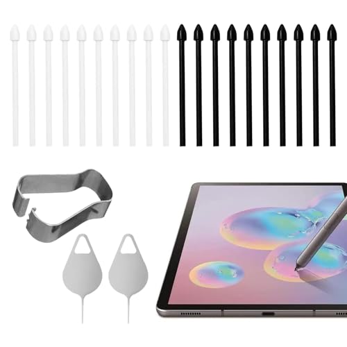 S Pen Spitzen,20 Stück Standard Ersatzspitzen für Samsung S Pen,S Pen Ersatzspitzen,Ersatz Touch Stylus Tips mit Pinzettenwerkzeug für Galaxy Tab S6/S7/S8+/S9 Lite/Note10/Note 5G/Note10 + 5G/Note20 S Pen Spitzen,20 Stück Standard Ersatzspitzen für Samsung S Pen,S Pen Ersatzspitzen,Ersatz Touch Stylus Tips mit Pinzettenwerkzeug für Galaxy Tab S6/S7/S8+/S9 Lite/Note10/Note 5G/Note10 + 5G/Note20 von POHOVE
