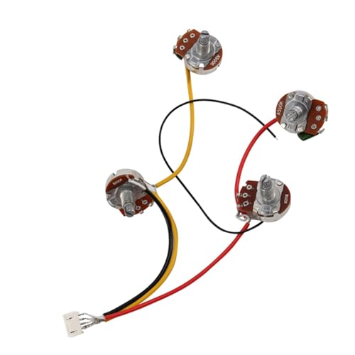 E Gitarrenkabelsatz Für LP Elektrische Gitarre Pickup Schaltung Kabelbaum 2T2V 500K Potentiometer Drei weg Schalter E Gitarrenkabelsatz Für LP Elektrische Gitarre Pickup Schaltung Kabelbaum 2T2V 500K Potentiometer Drei weg Schalter von POHTYIT