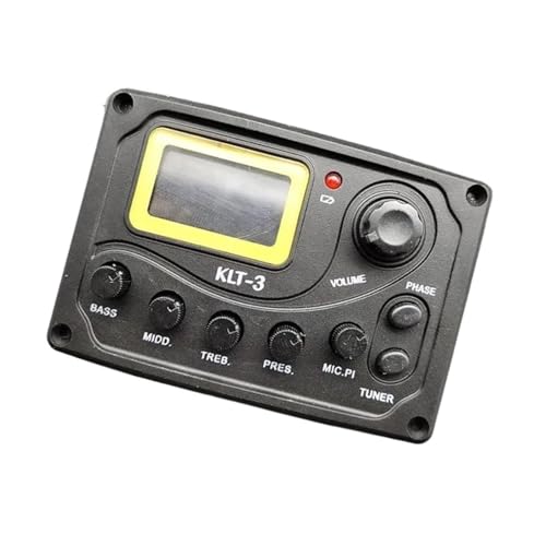 KLT 3 Vierband-Akustikgitarren-Vorverstärker Piezo-Tonabnehmer eingebauter Mikrofon-Equalizer und Tuner Professioneller Akustik Tonabnehmer KLT 3 Vierband-Akustikgitarren-Vorverstärker Piezo-Tonabnehmer eingebauter Mikrofon-Equalizer und Tuner Professioneller Akustik Tonabnehmer von POHTYIT