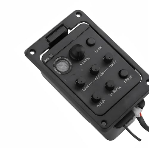 POHTYIT 4 Band Akustikgitarre Pickup Equalizer Tuner Mikrofon Hybrid Preamp Professioneller Akustik Tonabnehmer POHTYIT 4 Band Akustikgitarre Pickup Equalizer Tuner Mikrofon Hybrid Preamp Professioneller Akustik Tonabnehmer von POHTYIT