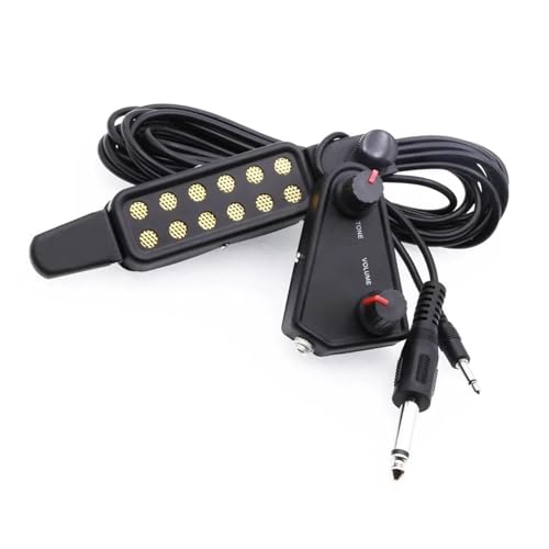 POHTYIT Einstellbare Lautstärke Clip-On Mikrofon Kabel 12 Loch Akustische Elektrische Gitarre Pickup Professioneller Akustik Tonabnehmer POHTYIT Einstellbare Lautstärke Clip-On Mikrofon Kabel 12 Loch Akustische Elektrische Gitarre Pickup Professioneller Akustik Tonabnehmer von POHTYIT
