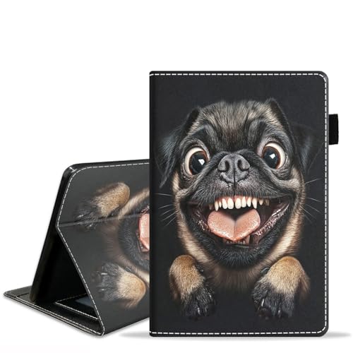 POIUYTREW Schutzhülle für Amazon Kindle Fire HD 10 & 10 Plus Tablet 10,1 Zoll (13. / 11. Generation, Version 2023/2021), PU-Leder, Folio-Hülle mit intelligenter automatischer Wake/Sleep-Funktion von POIUYTREW