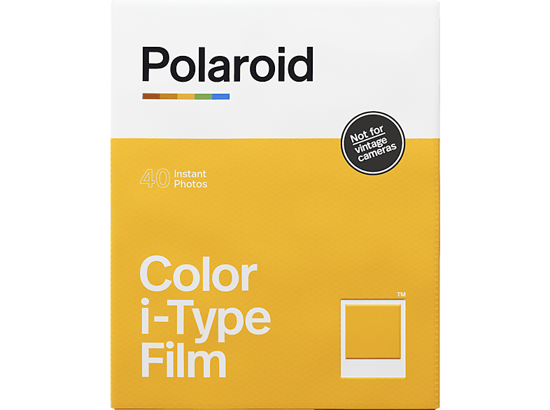 POLAROID Sofortbildfilm Farbe für i-Type - 5er Pack weißer Rahmen von POLAROID