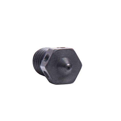 1 Stück gehärtete Stahldüse M6 Gewindedüse 0,25/0,4/0,5/0,6 mm für 1,75 mm V6 Hotend Prusa Printing PEI PEEK oder Kohlefaser-Filament verwenden (1 x 0,6 mm). von POLISI