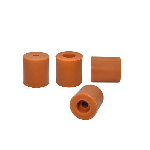 4er Pack 3D Drucker Silikon Nivelliersäule Solide Bett Mount Stabiles Werkzeug Hitzebeständige Silikonpuffer kompatibel mit Prusa i3 Plus, Anet A8 Wanhao D9, Anycubic Mega, Ender 5 Plus Heatbed von POLISI3D