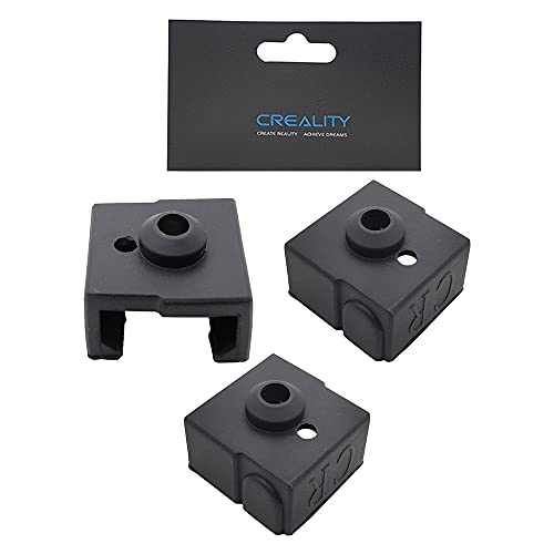 Creality CR6 SE Hotend Heat Block Silikon Cover Socken für Ender 3 V2 Neo, Ender3 Max Neo, CR-6 Max, CR-5 PRO CR10 Smart 3D Drucker Teile & Zubehör (Silikonsocken) 3er-Pack von POLISI3D