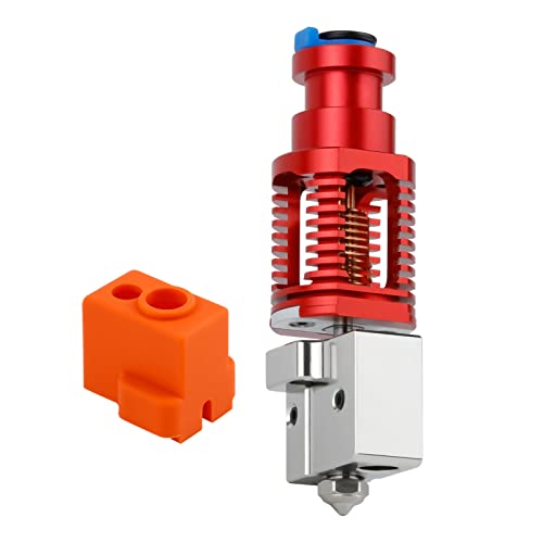 Upgrade bis zu 500 ? Red Lizard K1 Volcano All Metal Hotend High Flow Plated Copper Bimetal Heatbreak Compatible with Voron 2.4 Prusa I3 MK3 MK3S DDB Titan Extruder V6 Hot End 3D Printer von POLISI3D