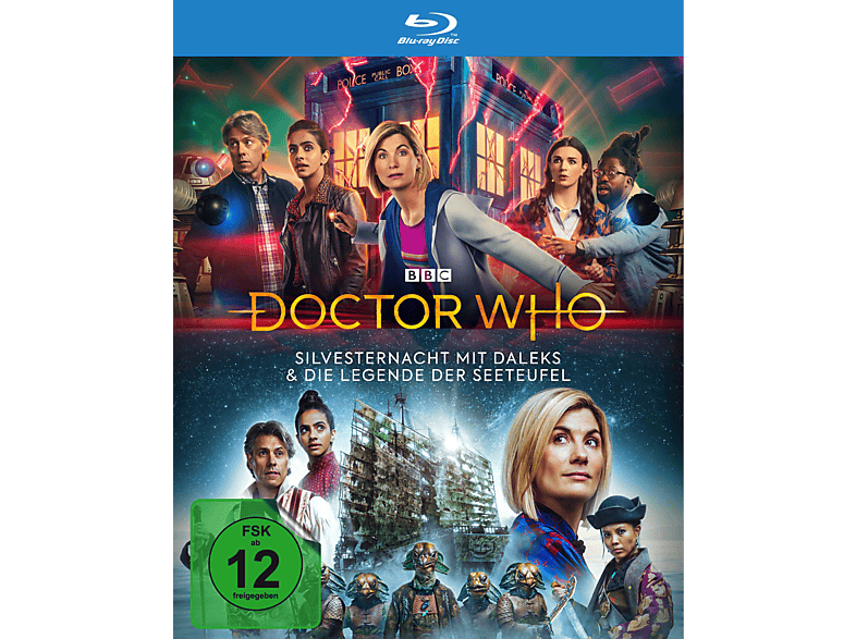 Doctor Who: Silvesternacht mit Daleks / Die Legende der Seeteufel Blu-ray von POLYBAND