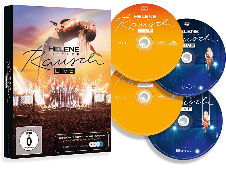 Helene Fischer - Rausch (Live) 2CD/DVD/Bluray (CD + DVD Video) von POLYDOR