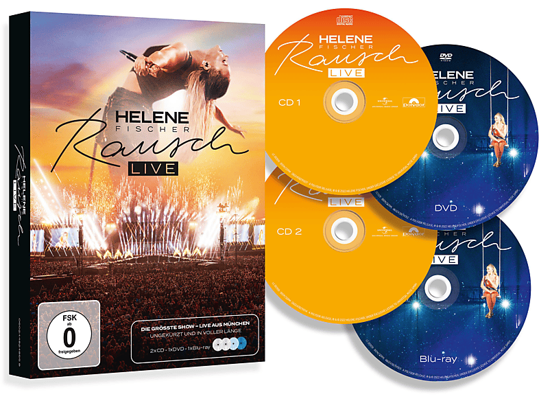 Helene Fischer - Rausch (Live) 2CD/DVD/BluRay (CD + DVD Video) von POLYDOR