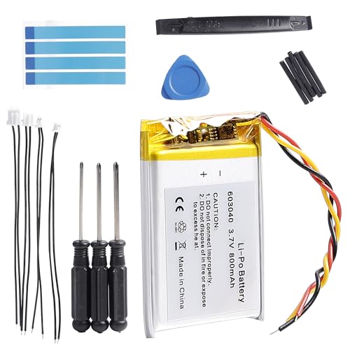 PONDWAY Ersatz-Akku, 800 mAh, Li-Po, kompatibel mit Marshall Mid Major II, Major III Major IV VDL603040, SR603040, Kopfhörer, Batterie, Lithium, Polymer, Ersatzbatterien, 2,96 Wh PONDWAY Ersatz-Akku, 800 mAh, Li-Po, kompatibel mit Marshall Mid Major II, Major III Major IV VDL603040, SR603040, Kopfhörer, Batterie, Lithium, Polymer, Ersatzbatterien, 2,96 Wh von PONDWAY