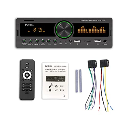 12V Stereo Car Radio Digital Bluetooth Handsfree Car MP3 Player 60Wx4 Fm Audio Kit USB/SD 3. 5mm Aux Input Bluetooth Finde,Kompatibel Mit Den Meisten GeräTen(BT Finder Radio) von POOIQX