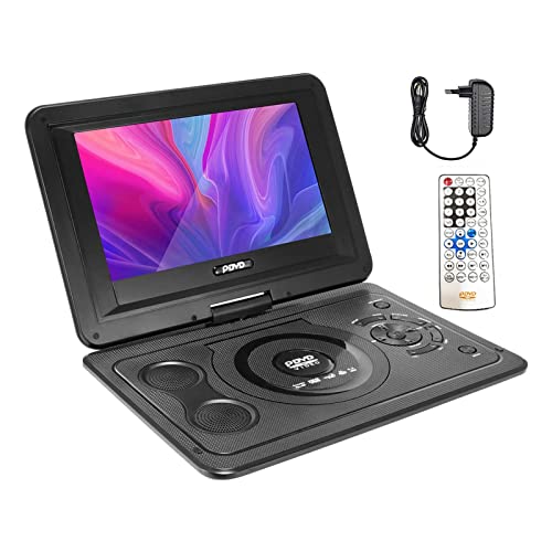 13,9 Zoll tragbar DVD Spieler HD Analog Fernseher FM Radio USB SD. Kartenspiel 16: 9 drehbar TFT LCD. Bildschirm for Autoauto,Kompatibel Mit Den Meisten GeräTen(E-U) von POOIQX