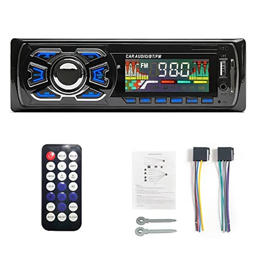 Auto Audio Radio 1Din Bluetooth Stereo MP3 Spieler Fm Receiver 12V Support Phone Lading Aux/USB/TF Karte im Dash -Kit,Kompatibel Mit Den Meisten GeräTen Auto Audio Radio 1Din Bluetooth Stereo MP3 Spieler Fm Receiver 12V Support Phone Lading Aux/USB/TF Karte im Dash -Kit,Kompatibel Mit Den Meisten GeräTen von POOIQX