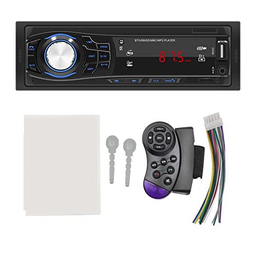 Auto Radio 1 Din Bluetooth Car MP3 Spieler Fernsteuerungsauto -Stereoanlage Fm Aux -Eingangsempfänger SD USB Handsfree Kit Multimedia Player,Kompatibel Mit Den Meisten GeräTen Auto Radio 1 Din Bluetooth Car MP3 Spieler Fernsteuerungsauto -Stereoanlage Fm Aux -Eingangsempfänger SD USB Handsfree Kit Multimedia Player,Kompatibel Mit Den Meisten GeräTen von POOIQX