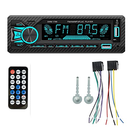 Auto Radio Audio 1Din Bluetooth Stereo MP3 Spieler Fm Sender 60WX4 Aux Eingang ISO Die Sprachregelung der Portunterstützung mit dem Auto -Locator,Kompatibel Mit Den Meisten GeräTen Auto Radio Audio 1Din Bluetooth Stereo MP3 Spieler Fm Sender 60WX4 Aux Eingang ISO Die Sprachregelung der Portunterstützung mit dem Auto -Locator,Kompatibel Mit Den Meisten GeräTen von POOIQX