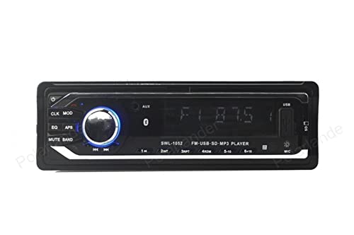 Auto -Radio -Audio -Stereo -12V -Player Bluetooth Aux-in MP3 FM USB 1 DIN mit Fernbedienung for Autoradio,Kompatibel Mit Den Meisten GeräTen Auto -Radio -Audio -Stereo -12V -Player Bluetooth Aux-in MP3 FM USB 1 DIN mit Fernbedienung for Autoradio,Kompatibel Mit Den Meisten GeräTen von POOIQX
