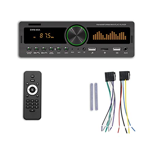 Auto Radio Digital Bluetooth Handsfree Auto MP3 Spieler Stereo 60WX4 Fm Audio -Kit USB/SD 3. 5mm Aux Eingabeunterstützung Bluetooth Finder,Kompatibel Mit Den Meisten GeräTen(BT Radio) von POOIQX