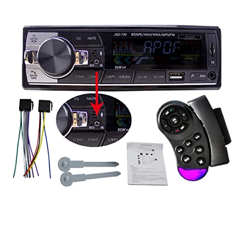 Auto -Radio -Player Car Audio Stereo MP3 Player Support Bluetooth Handfree mit USB SD Aux in Hafen,Kompatibel Mit Den Meisten GeräTen(730 Remote) von POOIQX