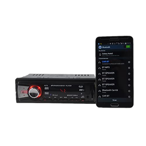 Auto Radio Stereo Fm mp3 Audio -Player eingebaute Bluetooth -Telefon Hand kostenlos USB/SD/MMC Autoelektronik in den Kost 1 LÄRM Größe,Kompatibel Mit Den Meisten GeräTen Auto Radio Stereo Fm mp3 Audio -Player eingebaute Bluetooth -Telefon Hand kostenlos USB/SD/MMC Autoelektronik in den Kost 1 LÄRM Größe,Kompatibel Mit Den Meisten GeräTen von POOIQX