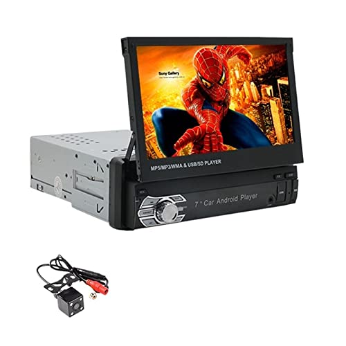 Auto -Stereo -Radio MP5 MP4 Spieler 7 Zoll HD Touchscreen Bluetooth unterstützen die Rückfahrkamera TF/FM/USB/Aux MirrorLink Multimedia,Kompatibel Mit Den Meisten GeräTen(9601A with Camera) von POOIQX
