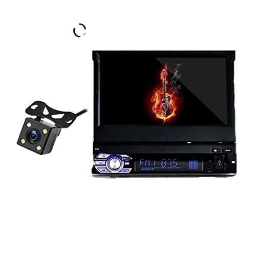 Auto -Stereo -Radio MP5 MP4 Spieler 7 Zoll HD Touchscreen Bluetooth unterstützen die Rückfahrkamera TF/FM/USB/Aux MirrorLink Multimedia,Kompatibel Mit Den Meisten GeräTen(9601wiith Camera) von POOIQX