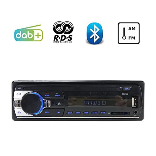 Bluetooth Autoradio Car Stereo USB SD Kartenschlitz FM AM AUX LCD Dispaly DAB+ RDS 1 DIN Audio MP3 Car Radio Radio Cassette Player,Kompatibel Mit Den Meisten GeräTen Bluetooth Autoradio Car Stereo USB SD Kartenschlitz FM AM AUX LCD Dispaly DAB+ RDS 1 DIN Audio MP3 Car Radio Radio Cassette Player,Kompatibel Mit Den Meisten GeräTen von POOIQX