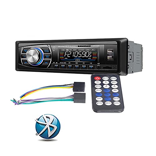 Bluetooth Aux-in Car Radio Support USB/SD/MMC Card Reader 2 4V FM Turner OLED Color Screen Car Stereo Car MP3 Spieler,Kompatibel Mit Den Meisten GeräTen Bluetooth Aux-in Car Radio Support USB/SD/MMC Card Reader 2 4V FM Turner OLED Color Screen Car Stereo Car MP3 Spieler,Kompatibel Mit Den Meisten GeräTen von POOIQX