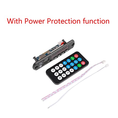 Bluetooth Car Radio Stereo MP3 Player Decorder Board -Modul Wireless Receiver Audioadapter 3,5 mm Aux-in fm u Datenträger Spielen,Kompatibel Mit Den Meisten GeräTen(A) von POOIQX