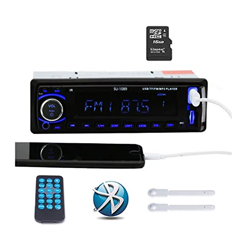 Bluetooth MP3 1din-Auto-Radio BT/FM/USB/SD Spieler 4 "12V Support Remote Control Stereo,Kompatibel Mit Den Meisten GeräTen Bluetooth MP3 1din-Auto-Radio BT/FM/USB/SD Spieler 4 "12V Support Remote Control Stereo,Kompatibel Mit Den Meisten GeräTen von POOIQX