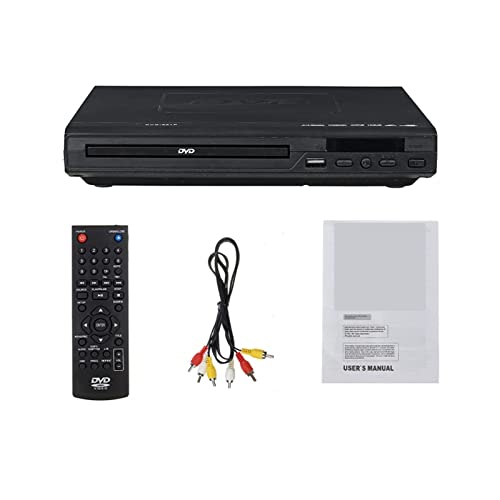 Home 1080p voll HD DVD Spieler USB Multimedia Digital DVD Spieler Fernseher Unterstützung HDMI -kompatibel USB2.0/3.0 CD SVCD VCD MP3 MP4 Video,Kompatibel Mit Den Meisten GeräTen von POOIQX