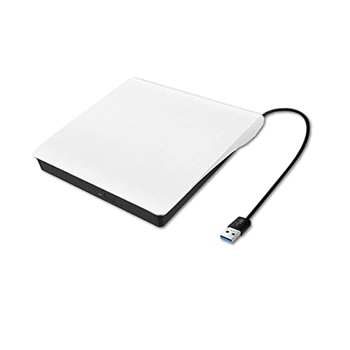 Neueste White High Speed USB 3.0 Slim External DVD RW CD Writer Drive Brenner Reader Player Optische Laufwerke for den Laptop -PC,Kompatibel Mit Den Meisten GeräTen Neueste White High Speed USB 3.0 Slim External DVD RW CD Writer Drive Brenner Reader Player Optische Laufwerke for den Laptop -PC,Kompatibel Mit Den Meisten GeräTen von POOIQX