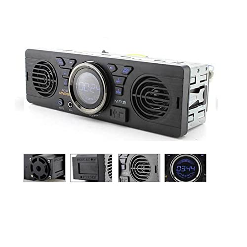 New 1 DIN 12V/24V Autoradio Fm Car Radio Bluetooth MP3 Player Audio Bluetooth Phone USB/SD MMC Hafen ISO Connection In Dash,Kompatibel Mit Den Meisten GeräTen(AV252) von POOIQX