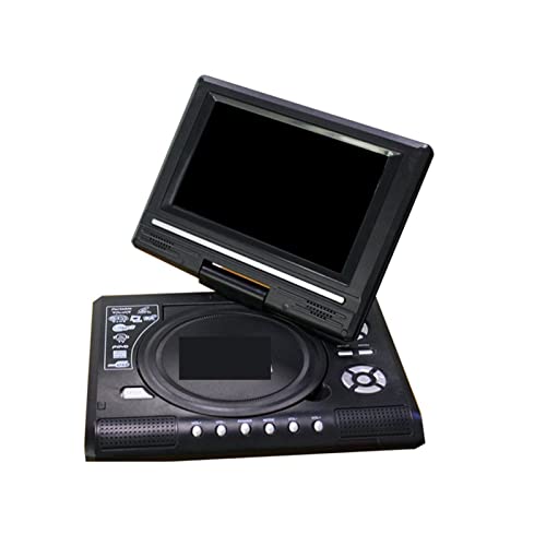 tragbar DVD Spieler 270 Grad Rotation Screen Travel Mini DVD Spielgerät,Kompatibel Mit Den Meisten GeräTen(NO.2) von POOIQX